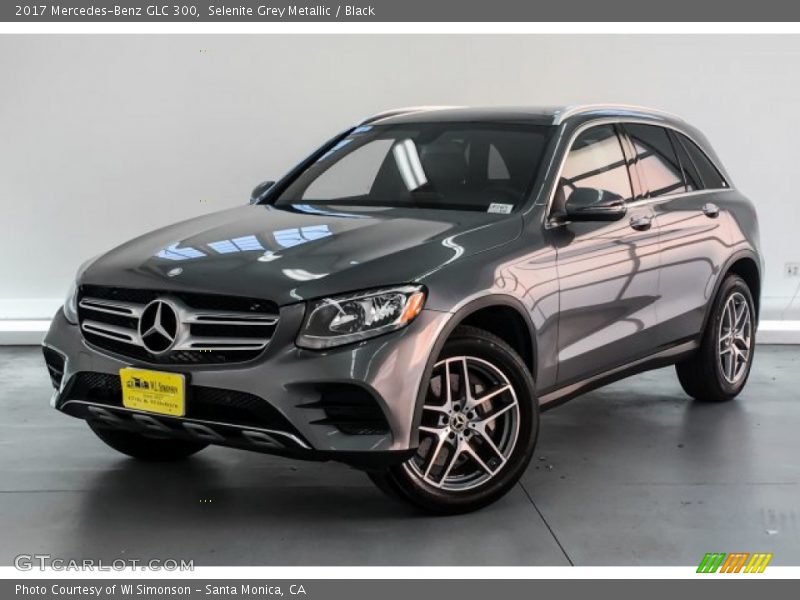 Selenite Grey Metallic / Black 2017 Mercedes-Benz GLC 300