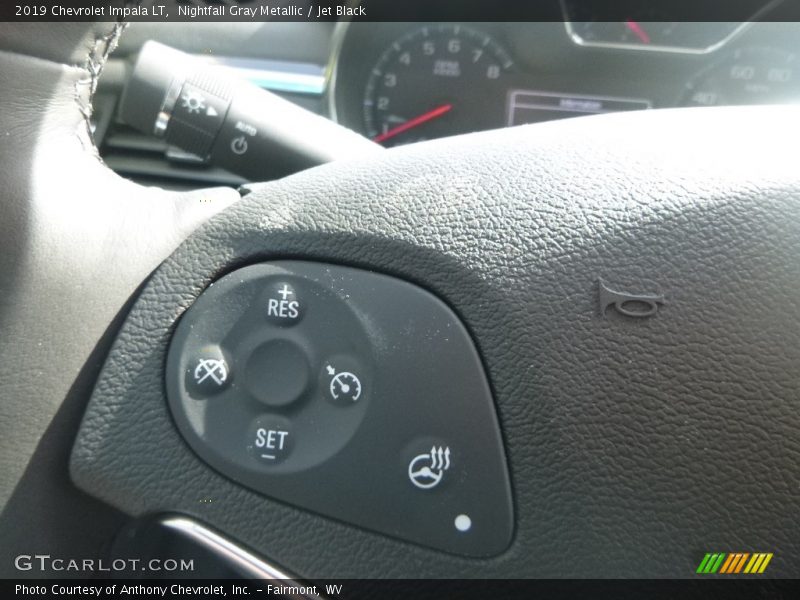 Nightfall Gray Metallic / Jet Black 2019 Chevrolet Impala LT