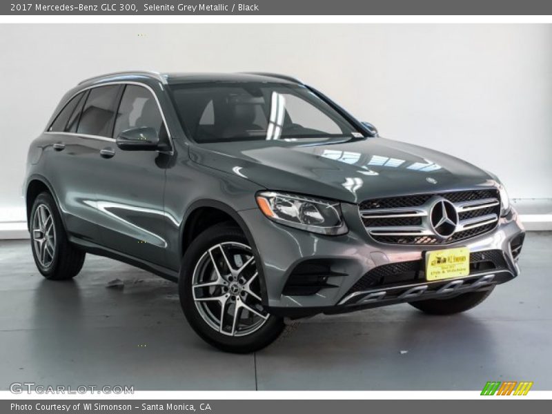 Selenite Grey Metallic / Black 2017 Mercedes-Benz GLC 300