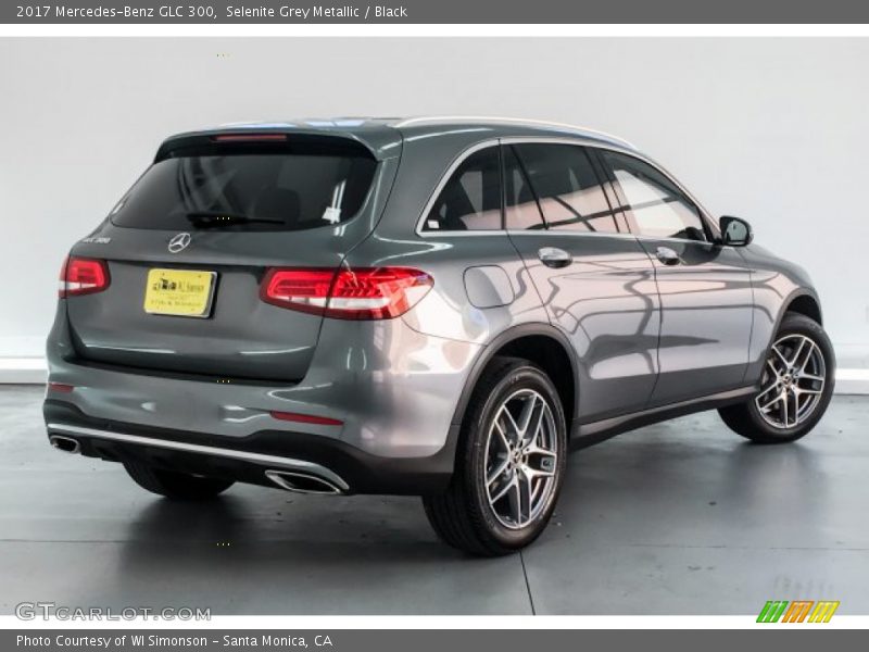Selenite Grey Metallic / Black 2017 Mercedes-Benz GLC 300