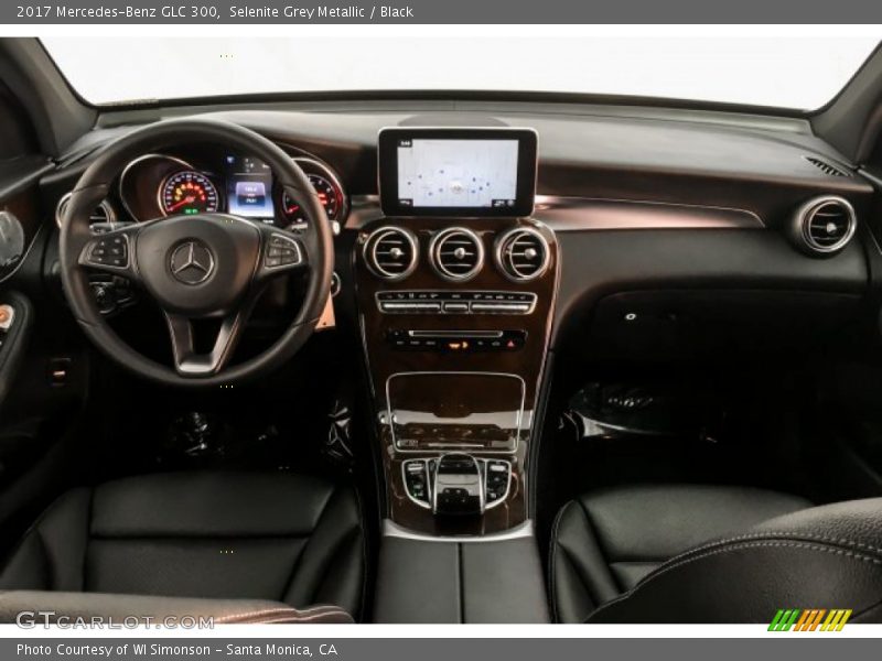 Selenite Grey Metallic / Black 2017 Mercedes-Benz GLC 300