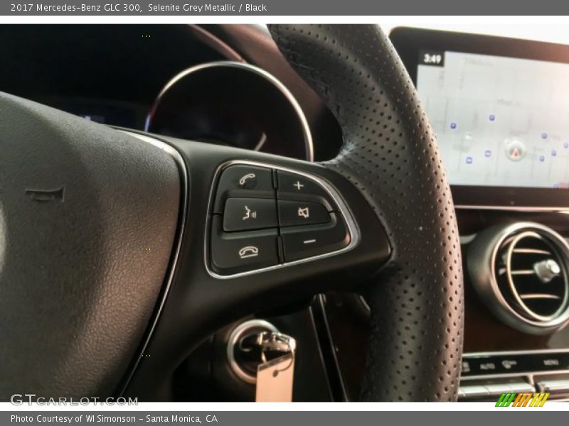 Selenite Grey Metallic / Black 2017 Mercedes-Benz GLC 300
