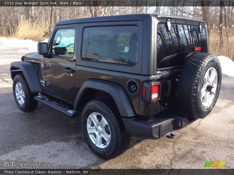 Black / Black 2019 Jeep Wrangler Sport 4x4