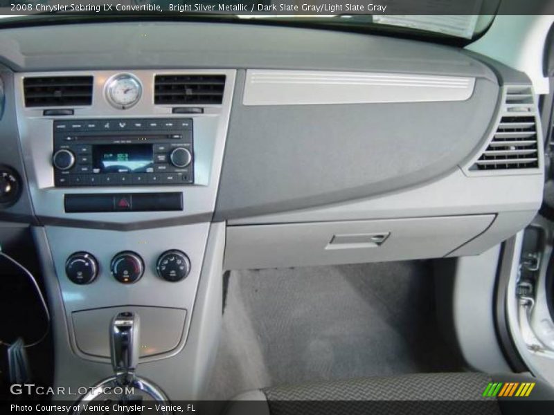 Bright Silver Metallic / Dark Slate Gray/Light Slate Gray 2008 Chrysler Sebring LX Convertible