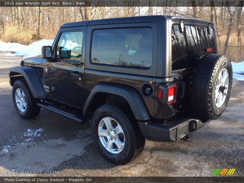 Black / Black 2019 Jeep Wrangler Sport 4x4