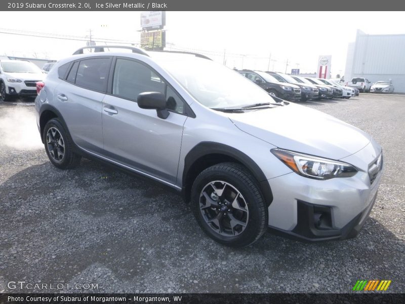 Ice Silver Metallic / Black 2019 Subaru Crosstrek 2.0i