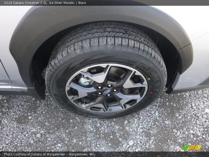 Ice Silver Metallic / Black 2019 Subaru Crosstrek 2.0i