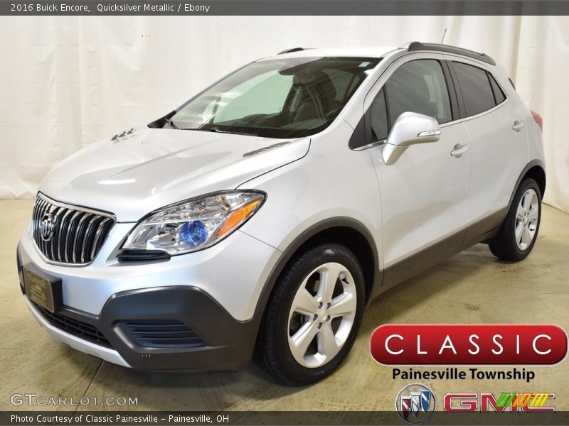 Quicksilver Metallic / Ebony 2016 Buick Encore