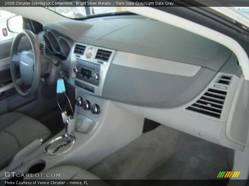 Bright Silver Metallic / Dark Slate Gray/Light Slate Gray 2008 Chrysler Sebring LX Convertible
