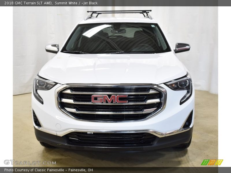 Summit White / ­Jet Black 2018 GMC Terrain SLT AWD