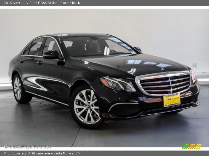 Black / Black 2019 Mercedes-Benz E 300 Sedan