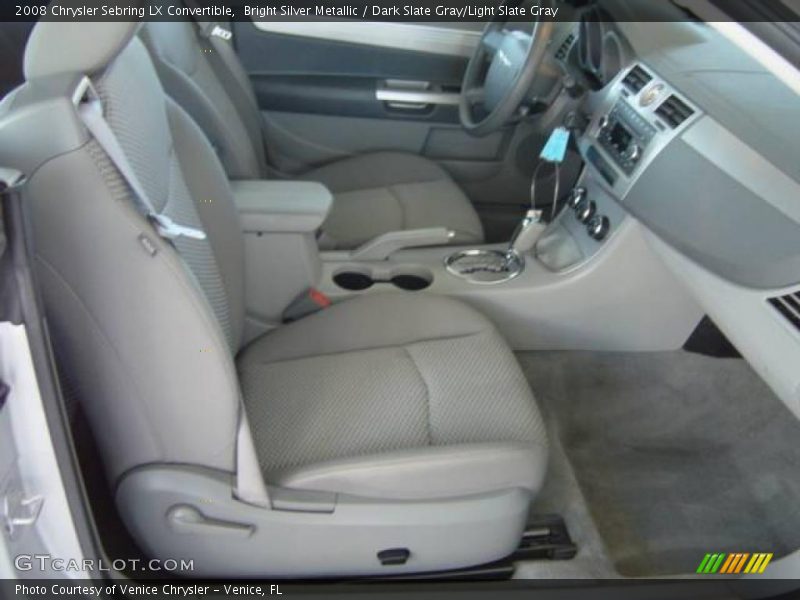 Bright Silver Metallic / Dark Slate Gray/Light Slate Gray 2008 Chrysler Sebring LX Convertible