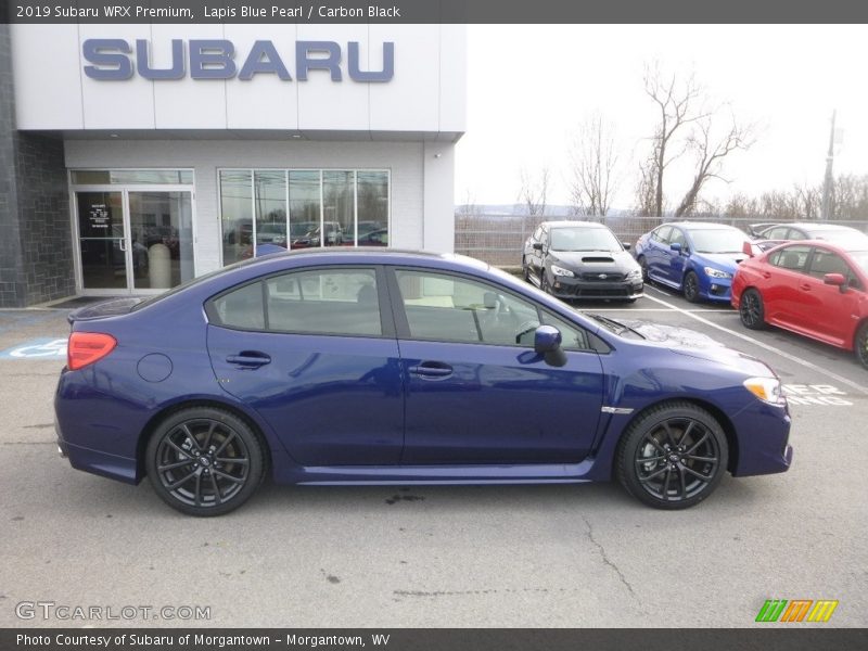 Lapis Blue Pearl / Carbon Black 2019 Subaru WRX Premium