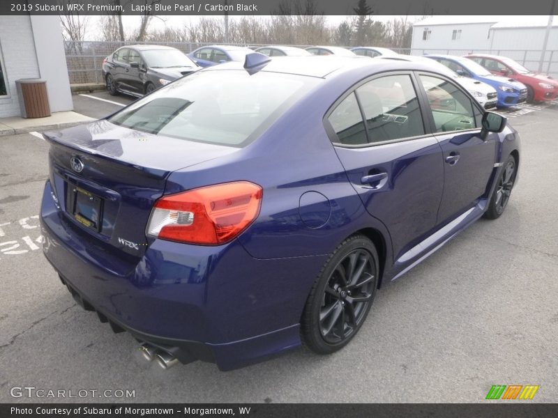 Lapis Blue Pearl / Carbon Black 2019 Subaru WRX Premium