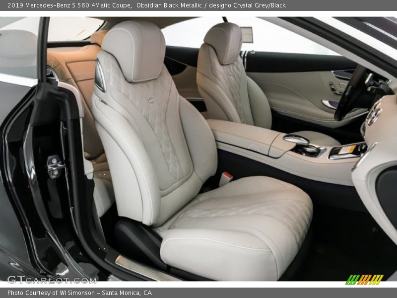 Obsidian Black Metallic / designo Crystal Grey/Black 2019 Mercedes-Benz S 560 4Matic Coupe