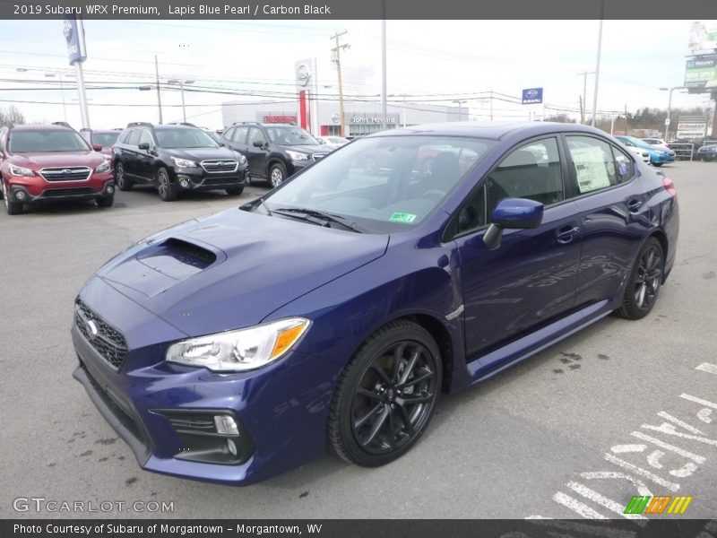 Lapis Blue Pearl / Carbon Black 2019 Subaru WRX Premium