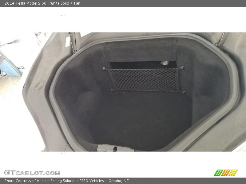 White Solid / Tan 2014 Tesla Model S 60
