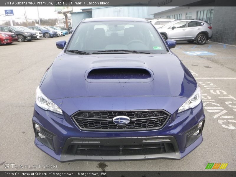 Lapis Blue Pearl / Carbon Black 2019 Subaru WRX Premium