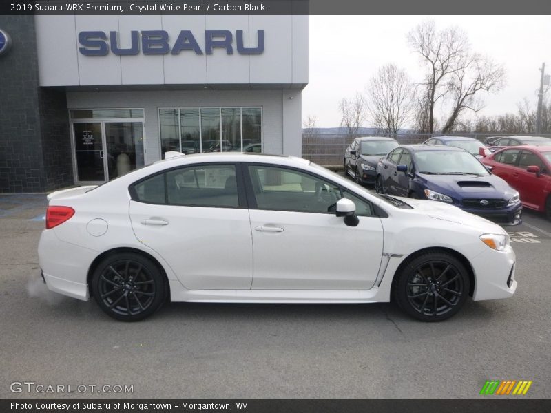 Crystal White Pearl / Carbon Black 2019 Subaru WRX Premium