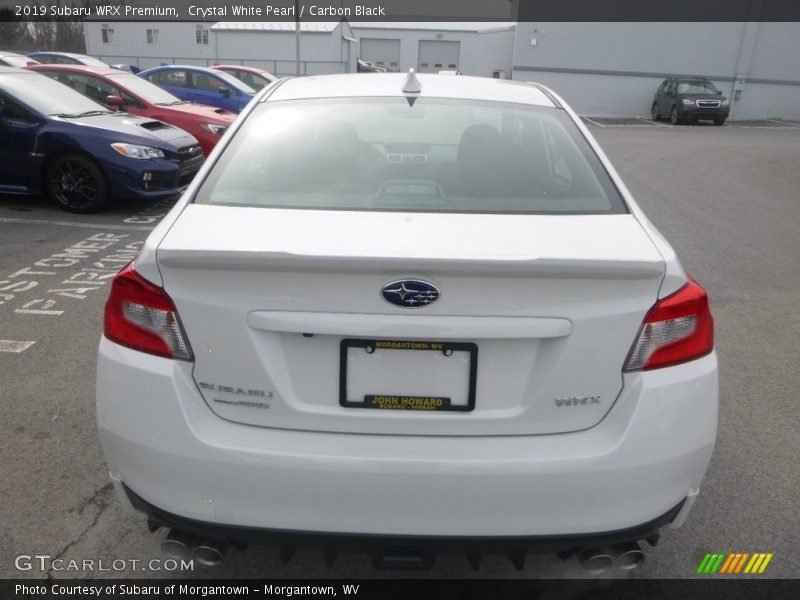 Crystal White Pearl / Carbon Black 2019 Subaru WRX Premium