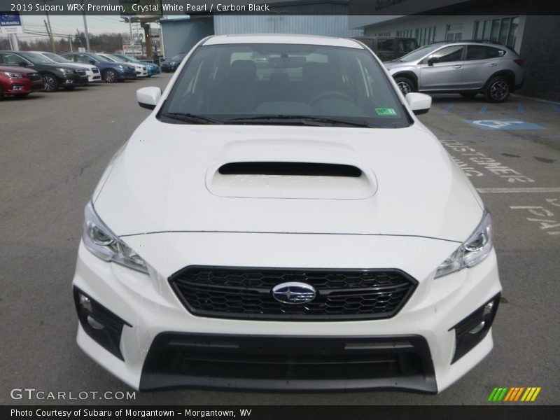 Crystal White Pearl / Carbon Black 2019 Subaru WRX Premium
