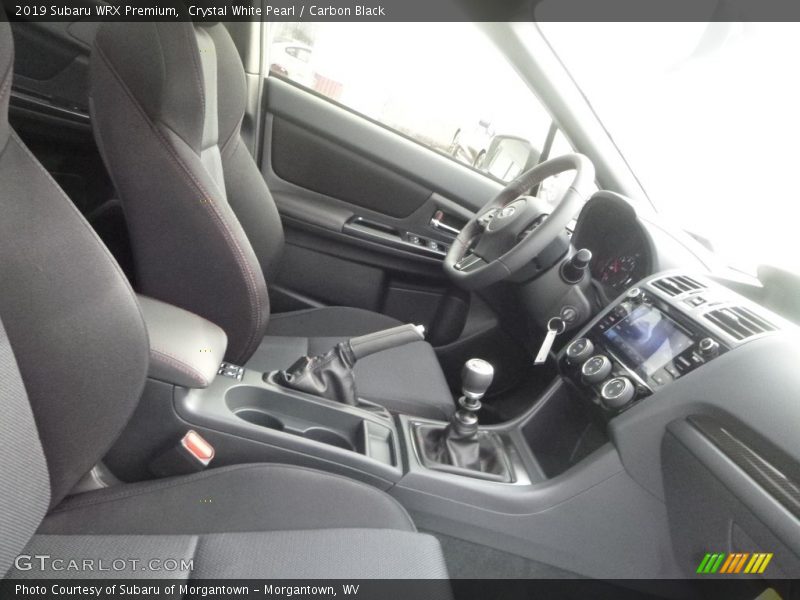 Crystal White Pearl / Carbon Black 2019 Subaru WRX Premium