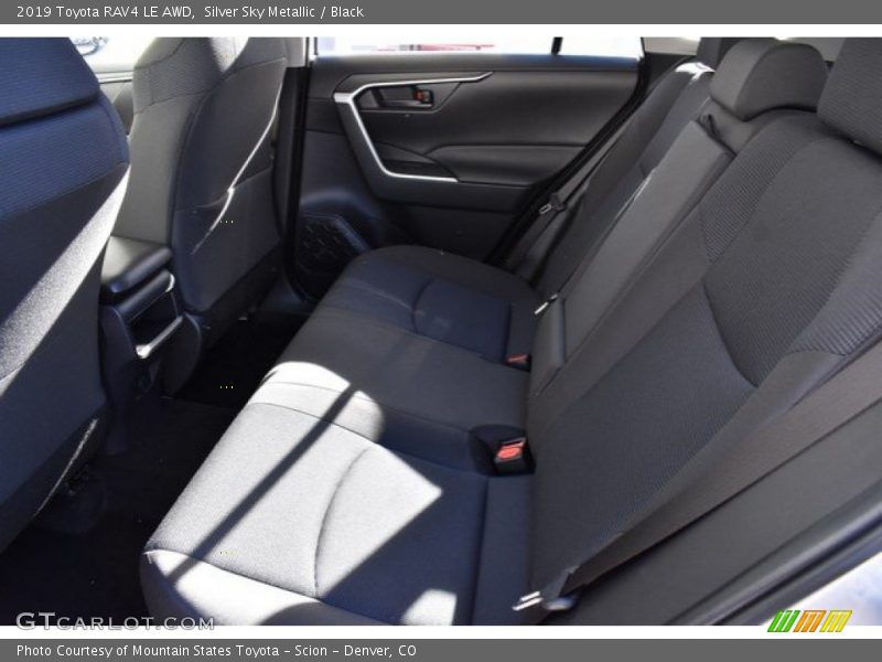 Silver Sky Metallic / Black 2019 Toyota RAV4 LE AWD