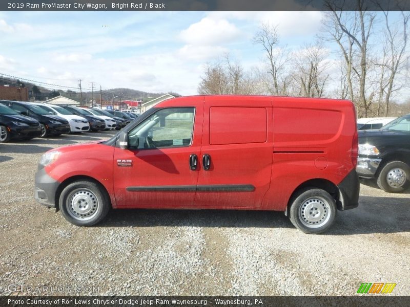Bright Red / Black 2019 Ram ProMaster City Wagon