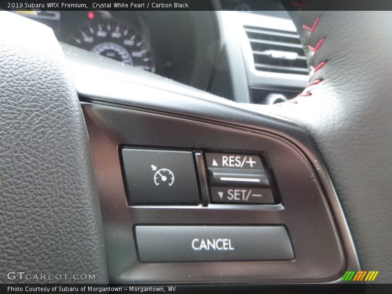 Crystal White Pearl / Carbon Black 2019 Subaru WRX Premium
