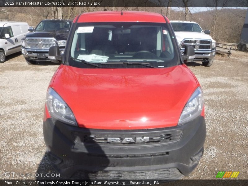 Bright Red / Black 2019 Ram ProMaster City Wagon