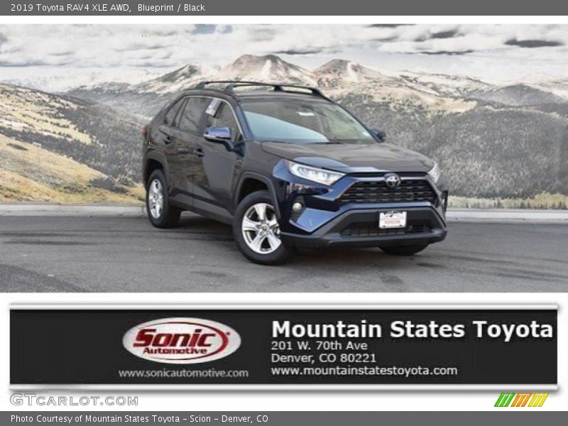 Blueprint / Black 2019 Toyota RAV4 XLE AWD