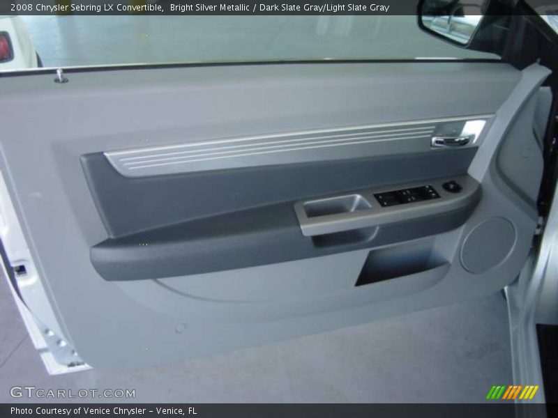 Bright Silver Metallic / Dark Slate Gray/Light Slate Gray 2008 Chrysler Sebring LX Convertible