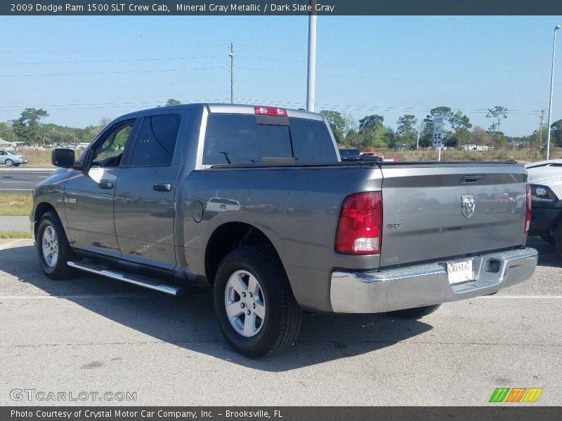 Mineral Gray Metallic / Dark Slate Gray 2009 Dodge Ram 1500 SLT Crew Cab
