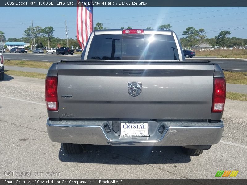 Mineral Gray Metallic / Dark Slate Gray 2009 Dodge Ram 1500 SLT Crew Cab