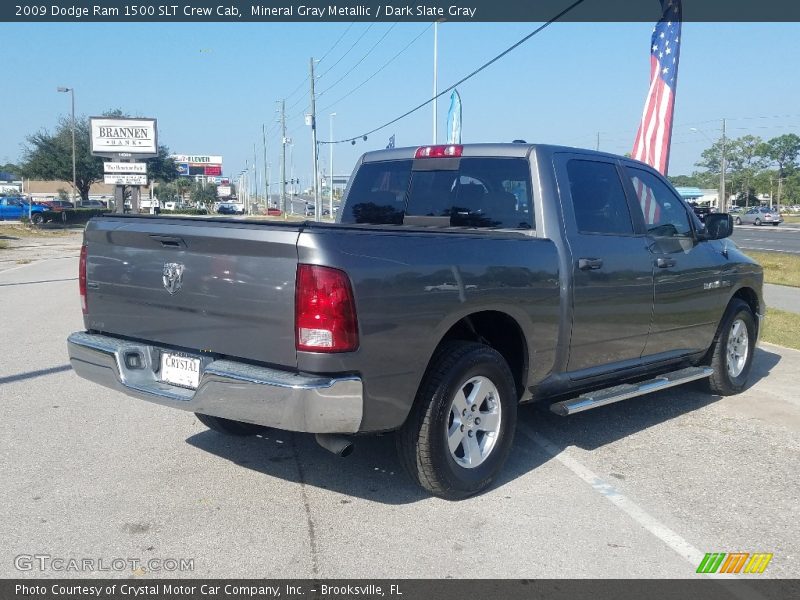 Mineral Gray Metallic / Dark Slate Gray 2009 Dodge Ram 1500 SLT Crew Cab