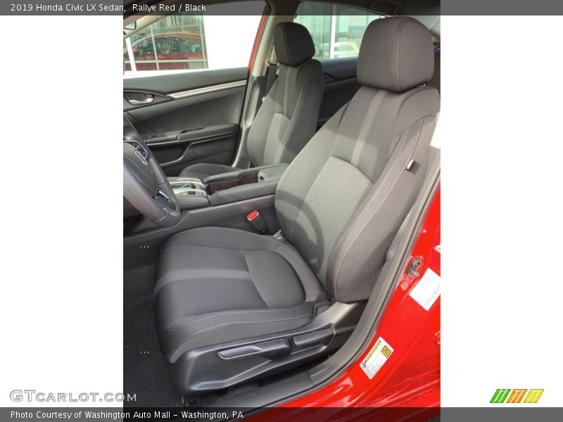 Rallye Red / Black 2019 Honda Civic LX Sedan