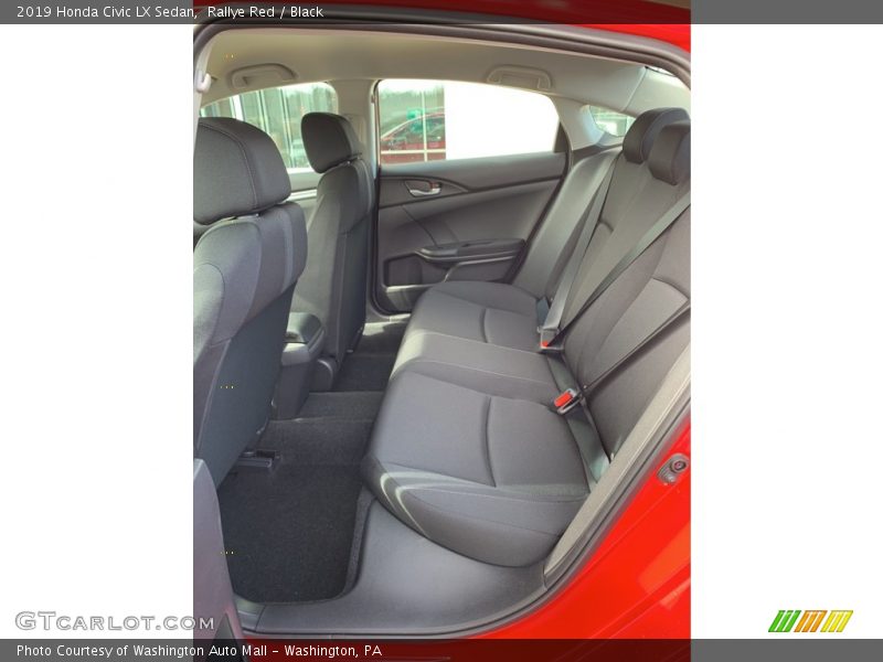 Rallye Red / Black 2019 Honda Civic LX Sedan