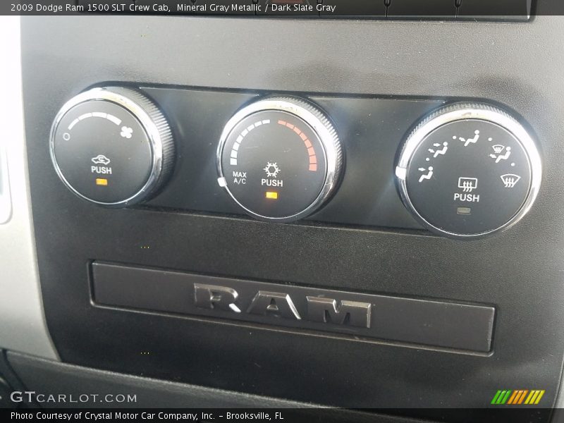 Mineral Gray Metallic / Dark Slate Gray 2009 Dodge Ram 1500 SLT Crew Cab
