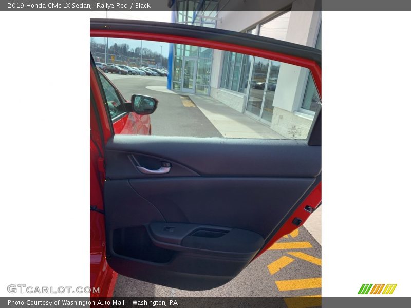 Rallye Red / Black 2019 Honda Civic LX Sedan