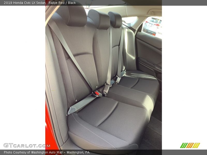 Rallye Red / Black 2019 Honda Civic LX Sedan