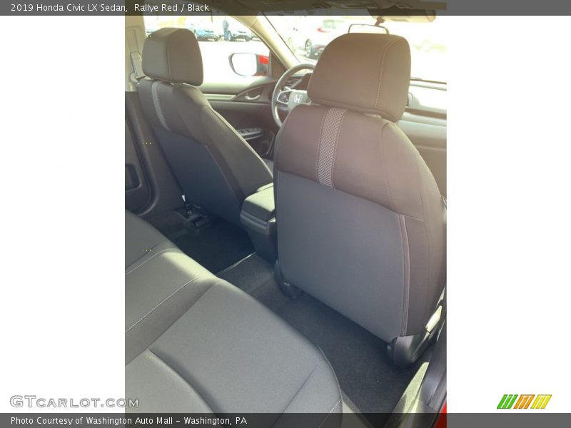 Rallye Red / Black 2019 Honda Civic LX Sedan
