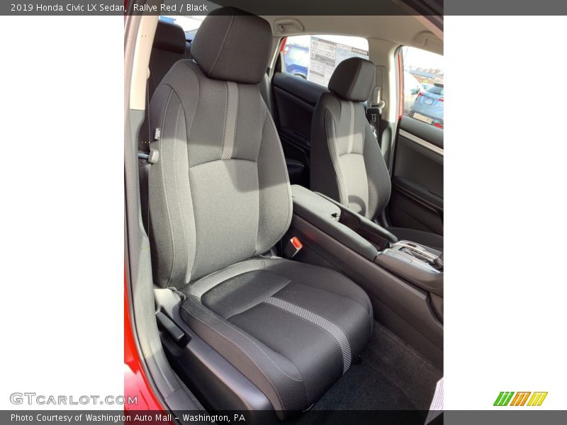 Rallye Red / Black 2019 Honda Civic LX Sedan