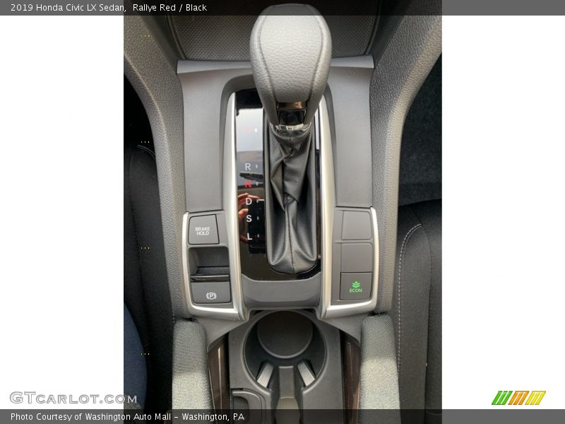Rallye Red / Black 2019 Honda Civic LX Sedan