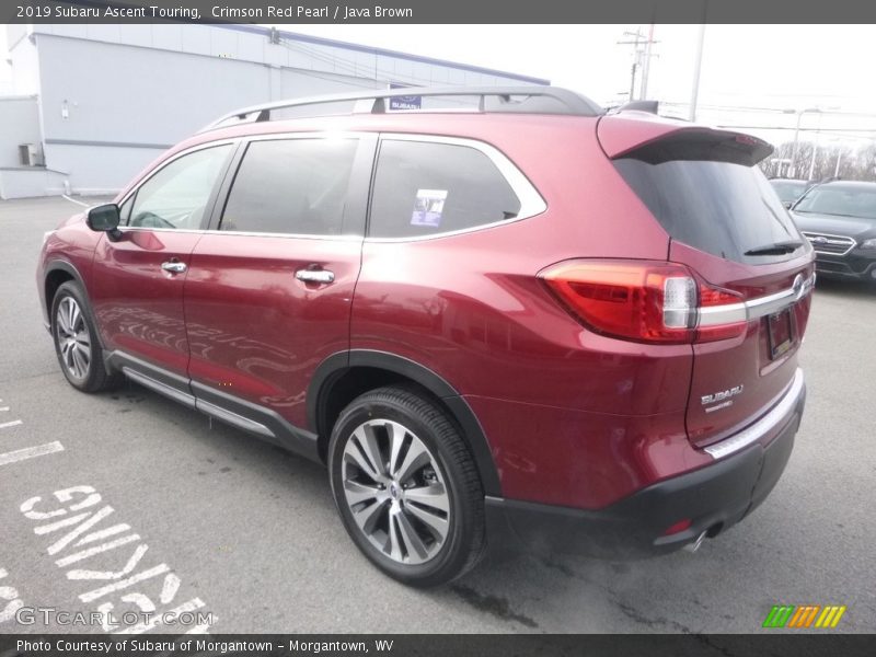 Crimson Red Pearl / Java Brown 2019 Subaru Ascent Touring