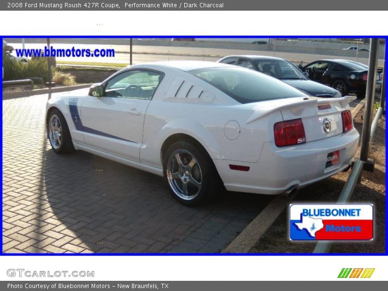Performance White / Dark Charcoal 2008 Ford Mustang Roush 427R Coupe
