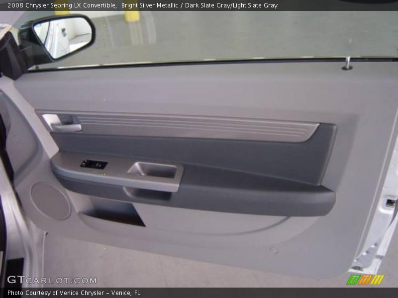 Bright Silver Metallic / Dark Slate Gray/Light Slate Gray 2008 Chrysler Sebring LX Convertible