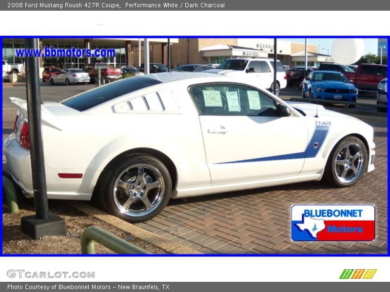 Performance White / Dark Charcoal 2008 Ford Mustang Roush 427R Coupe