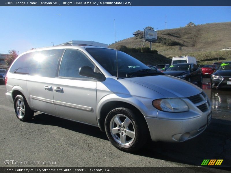 Bright Silver Metallic / Medium Slate Gray 2005 Dodge Grand Caravan SXT