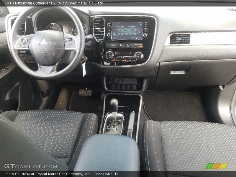 Alloy Silver Metallic / Black 2018 Mitsubishi Outlander ES