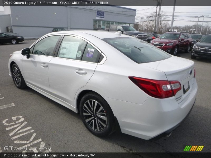 Crystal White Pearl / Slate Black 2019 Subaru Legacy 2.5i Premium